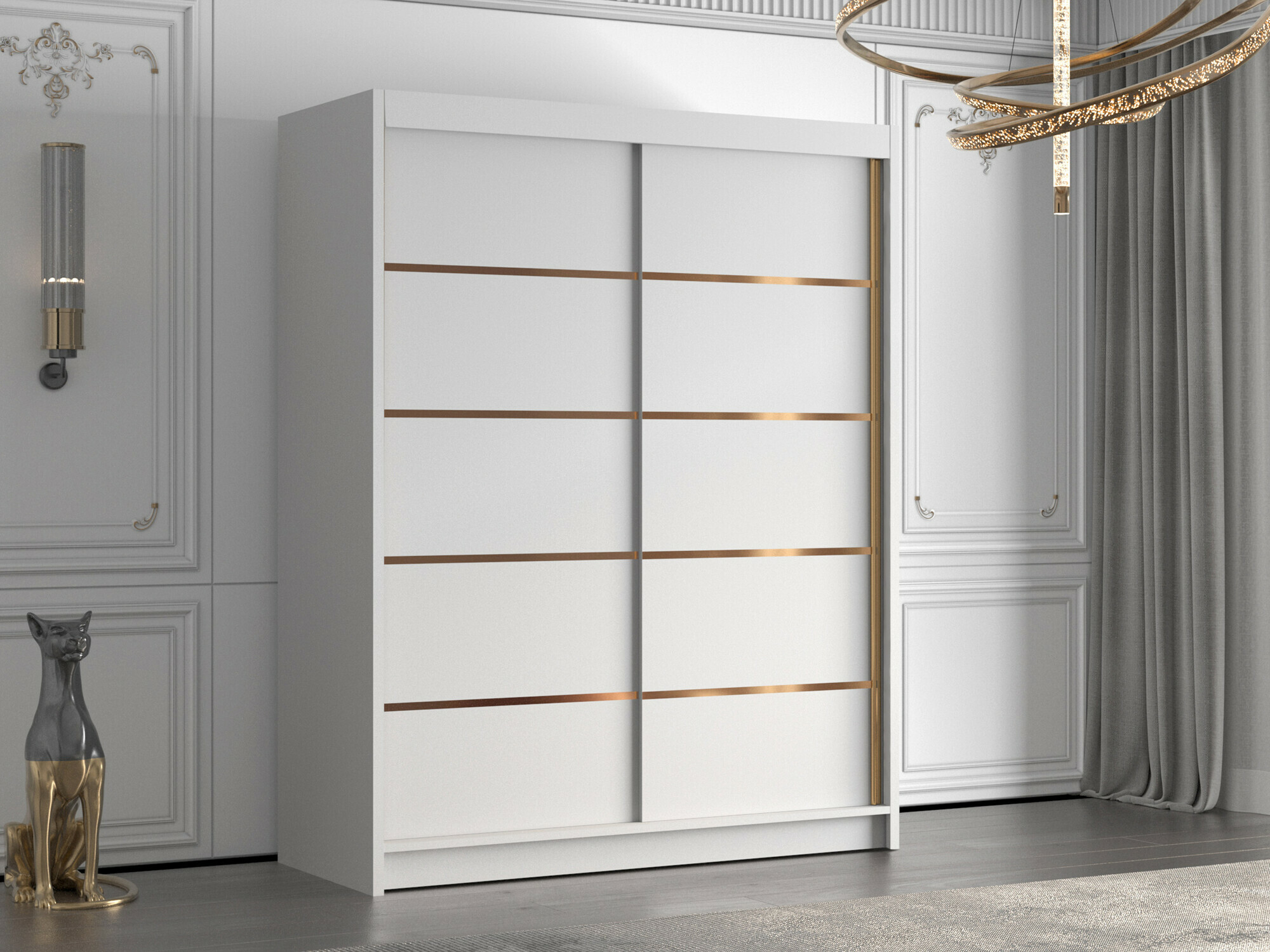 Kledingkast Closico Capsa III (Wit)