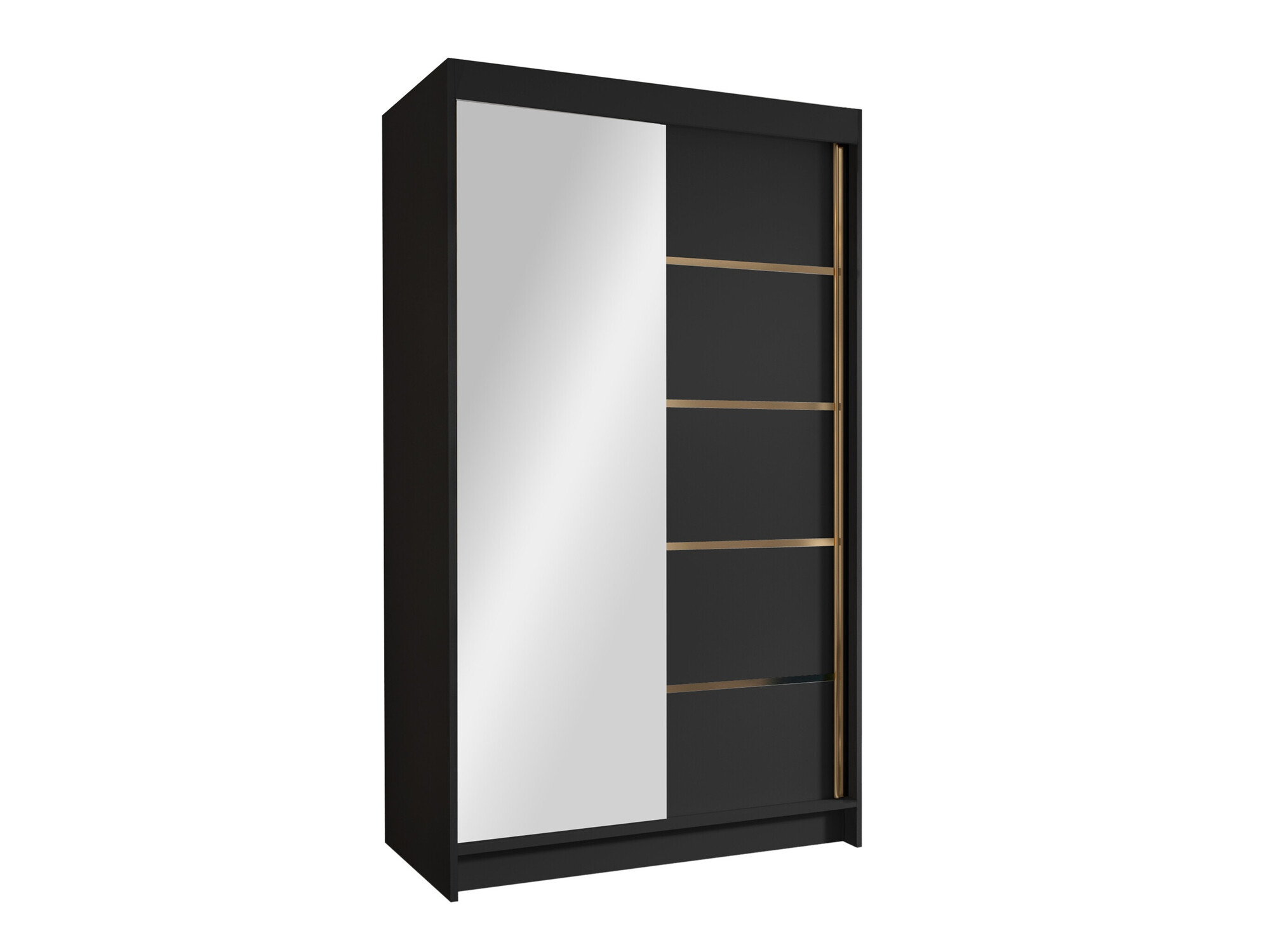 Kledingkast Closico Corden III (Zwart)