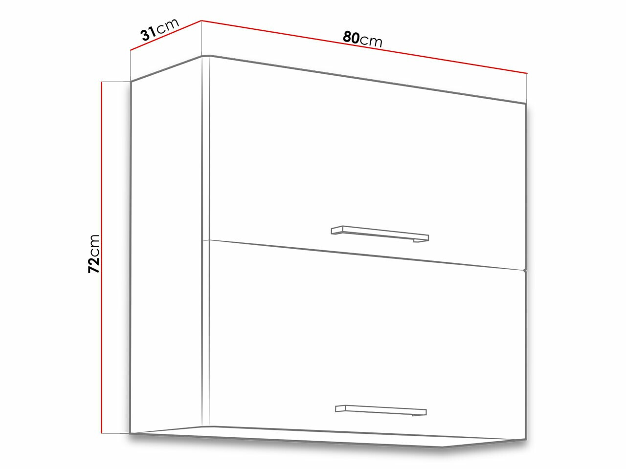 Modulaire wandkast Wood Dark 107