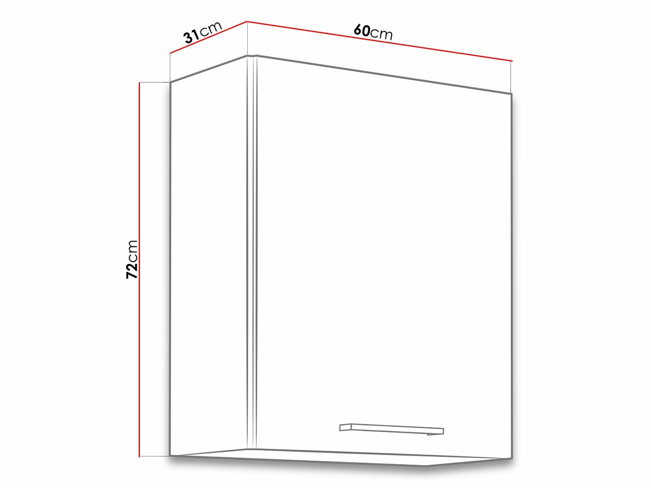 Modulaire wandkast Wood Dark 108