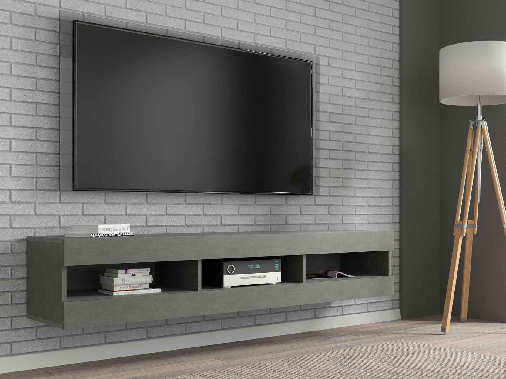 TV-meubel Buffalo 168 (Grijs)