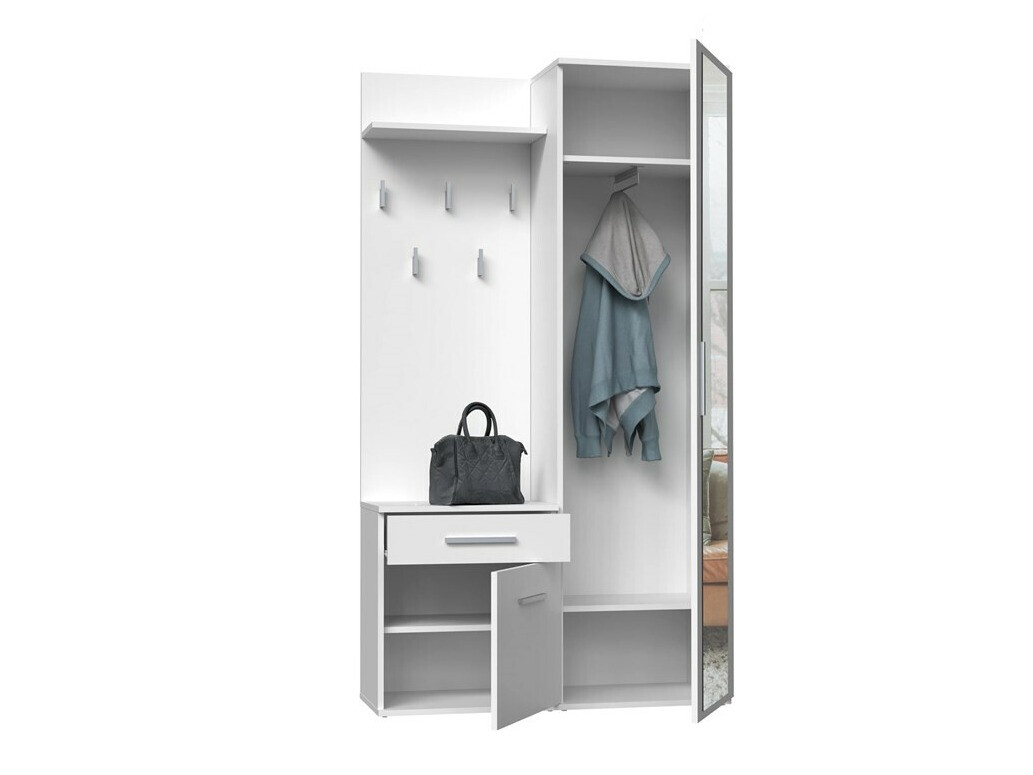 Gangmeubelset Mandeville 126 (Mat wit)