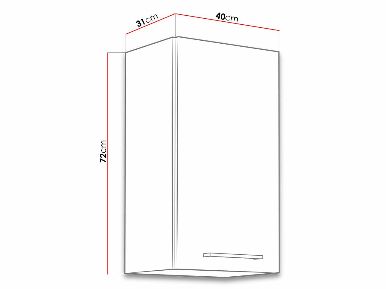 Modulaire wandkast Wood Dark 113