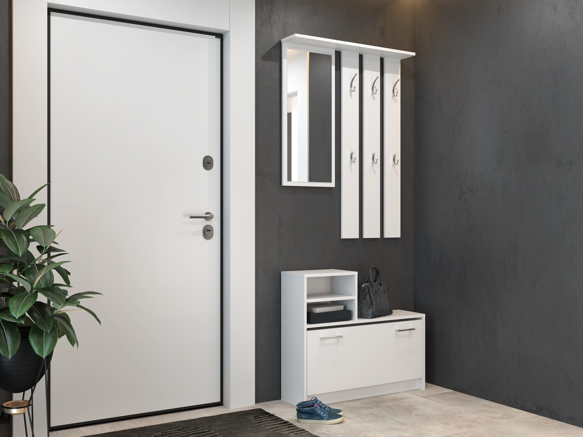 Gangmeubelset Mandeville 144 (Wit)