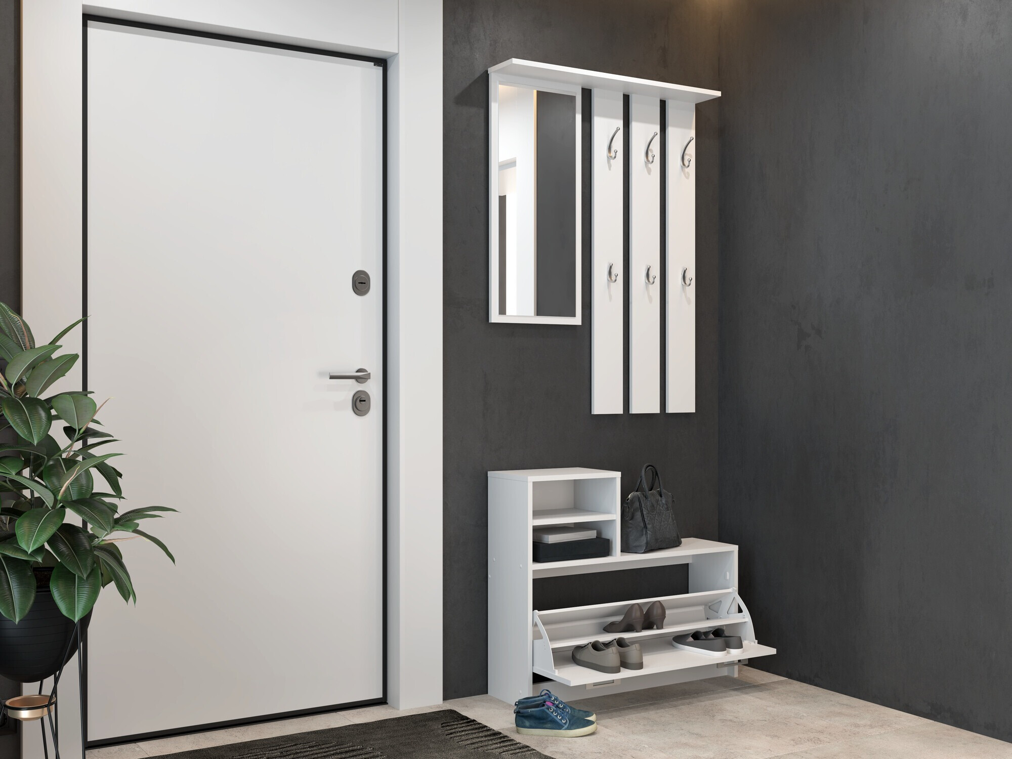 Gangmeubelset Mandeville 144 (Wit)