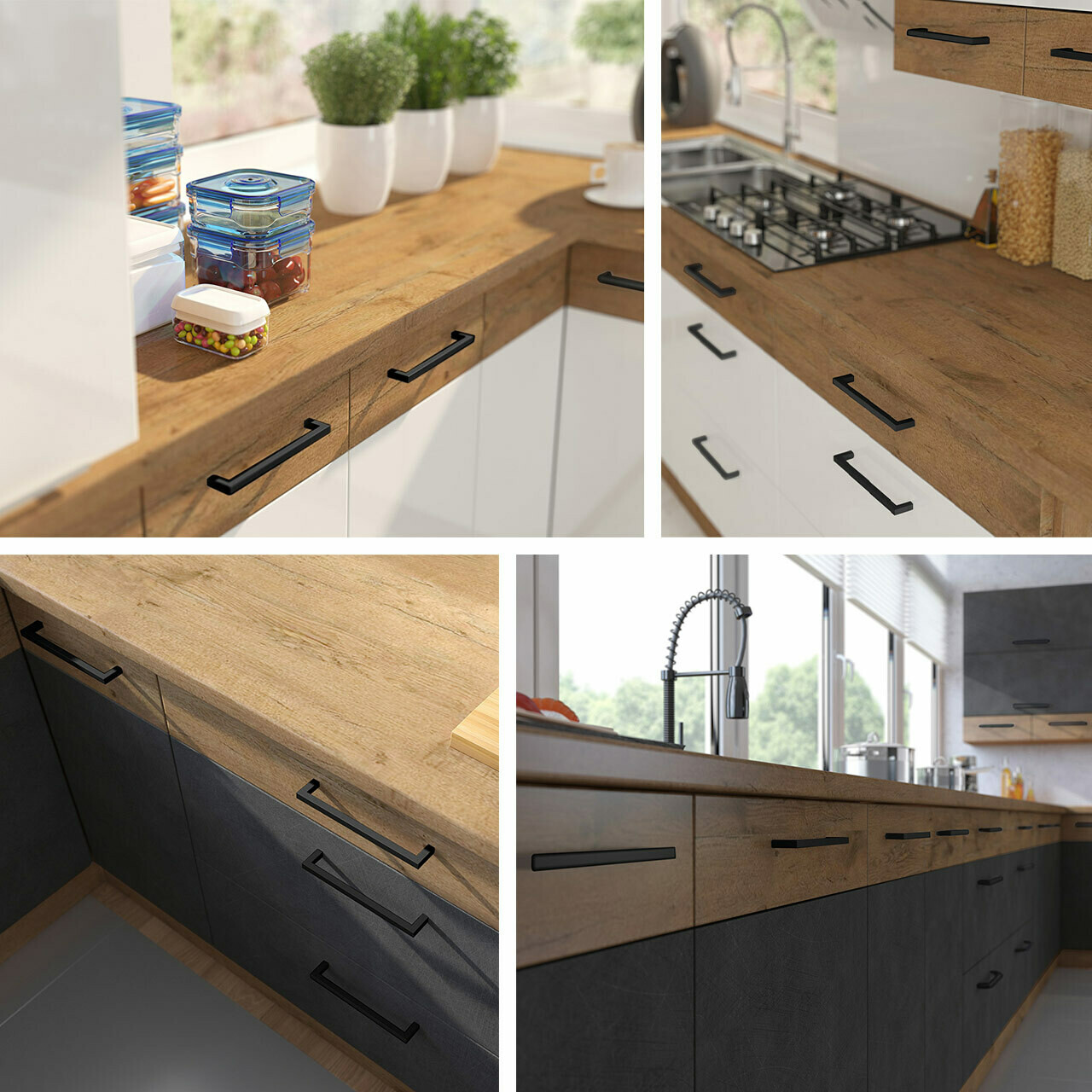 Modulaire keukenset Wood White 136