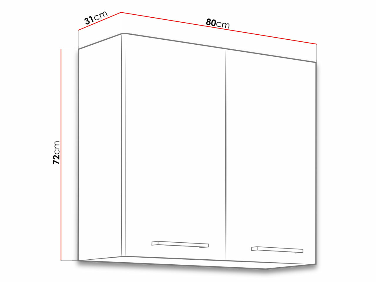 Modulaire wandkast Wood Dark 126