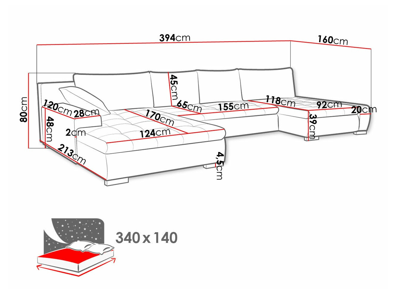 Hoekbank Comfivo 106 (Kronos 09 + Paros 05)