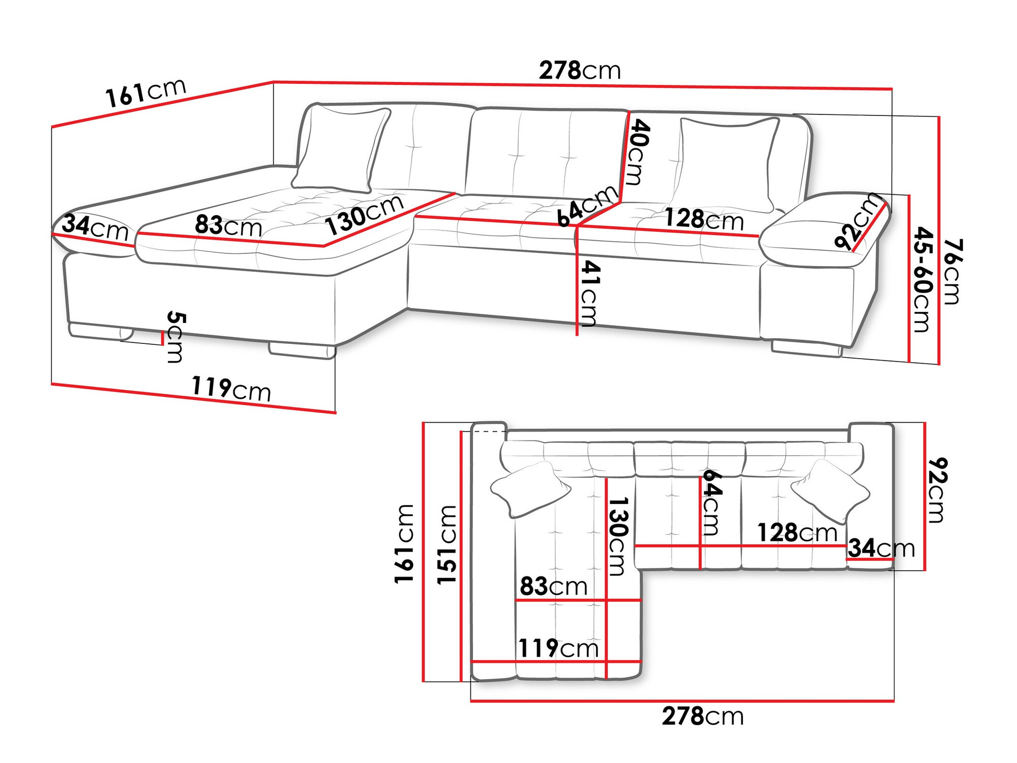 Hoekbank Comfivo 219 (Soul 20)