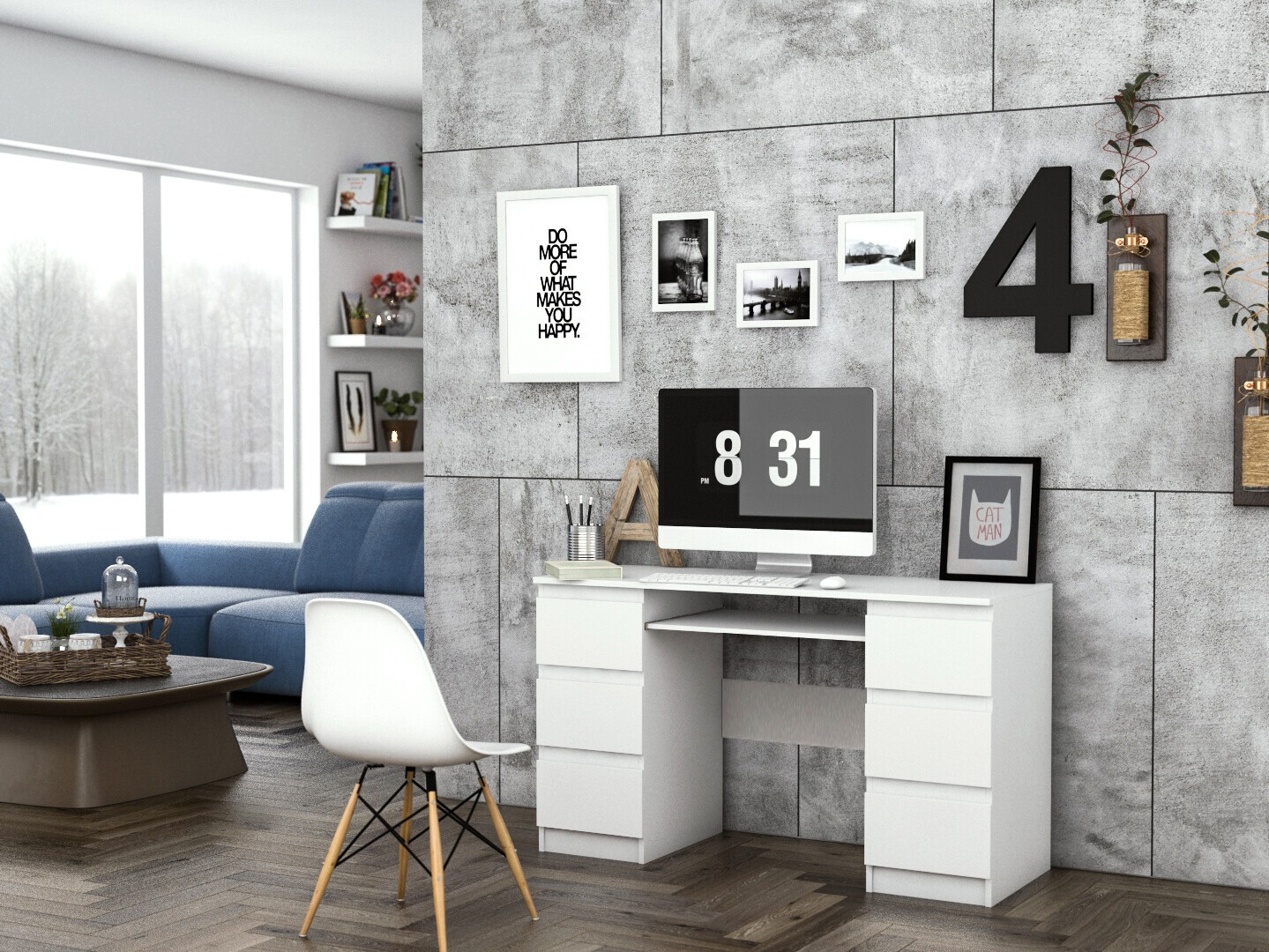 Bureau Mandeville 178 (Wit)