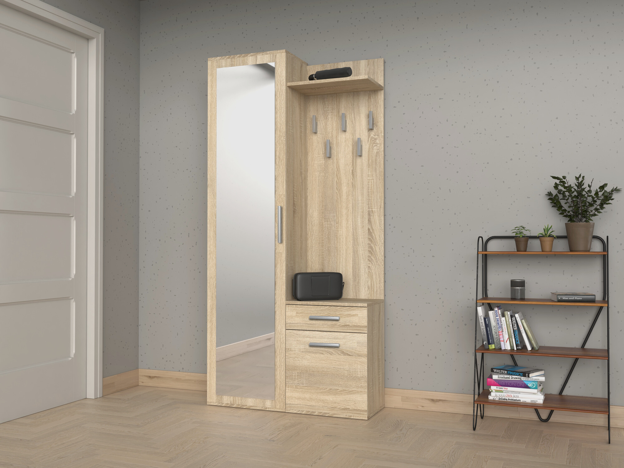 Gangmeubelset Mandeville 126 (Sonoma eik)