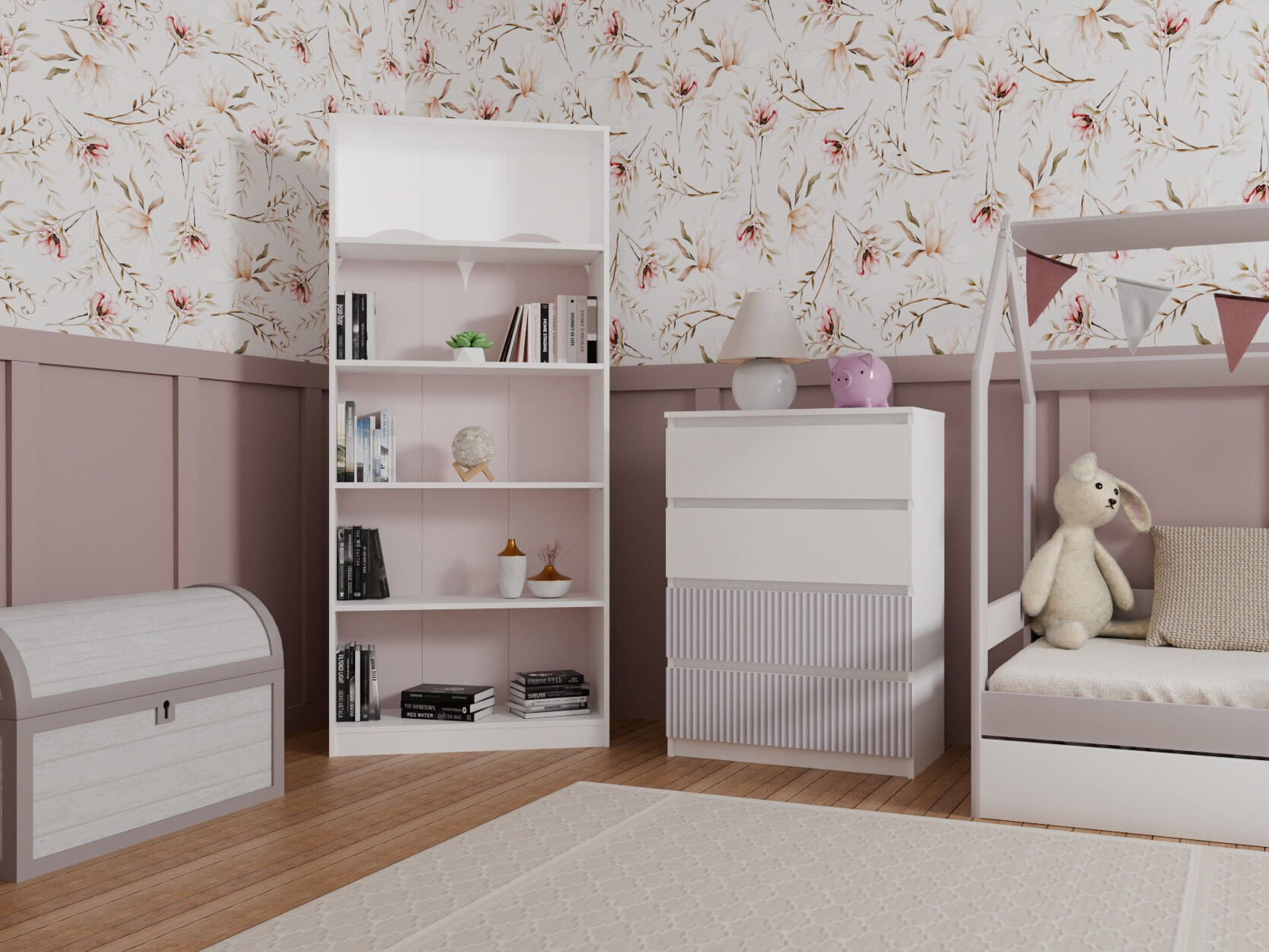 Ladekast Mortore 101 (Roze)