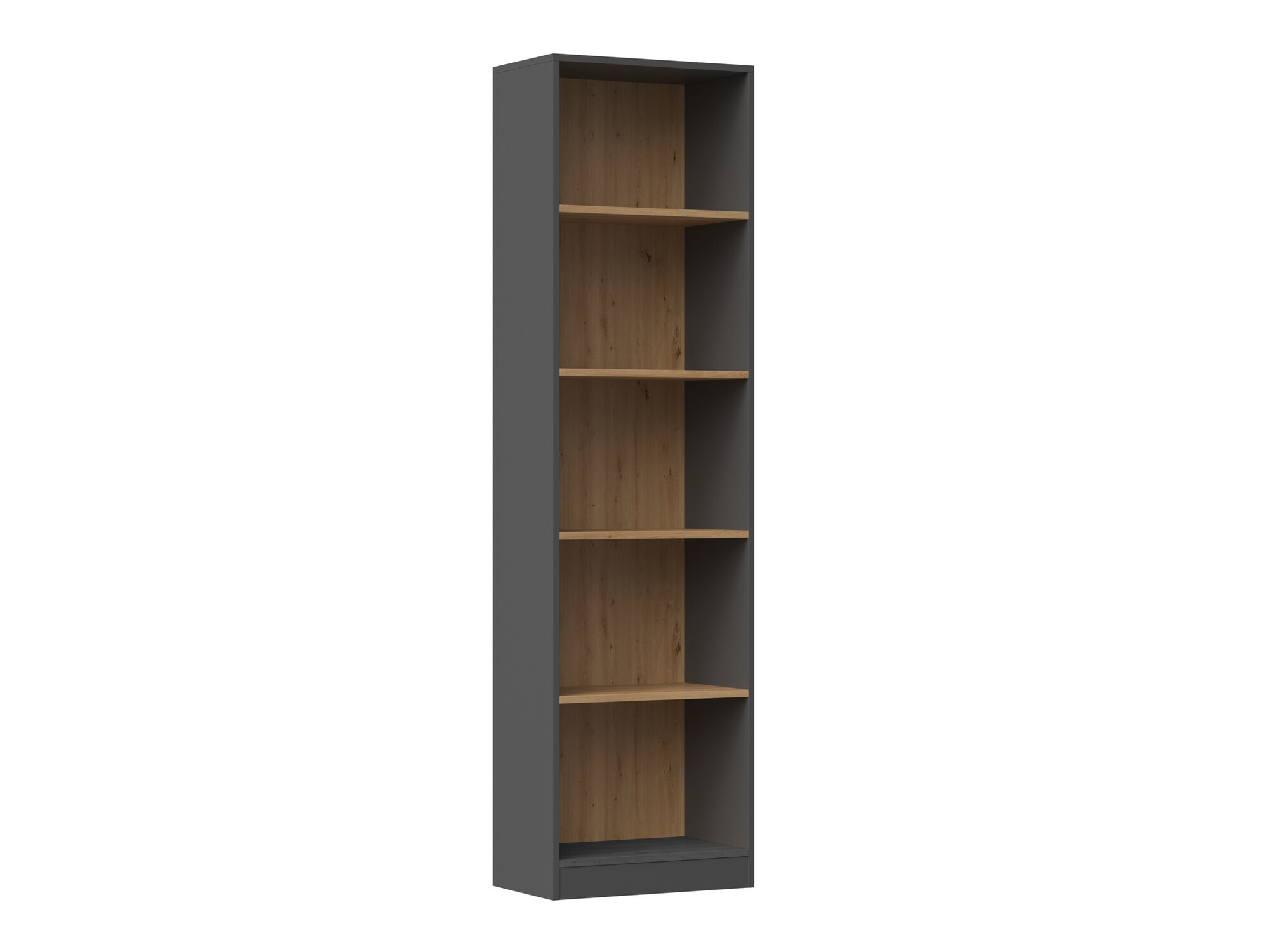 Boekenkast Mandeville 188 (Antraciet)