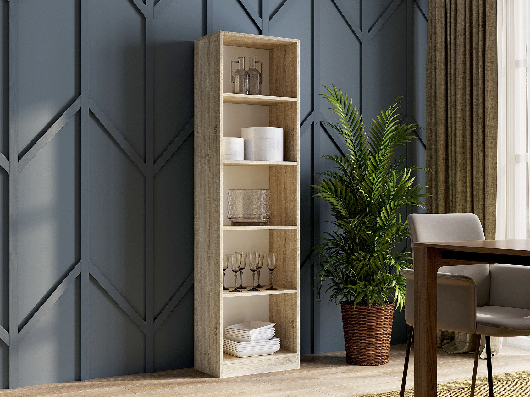 Boekenkast Mandeville 188 (Sonoma eik)