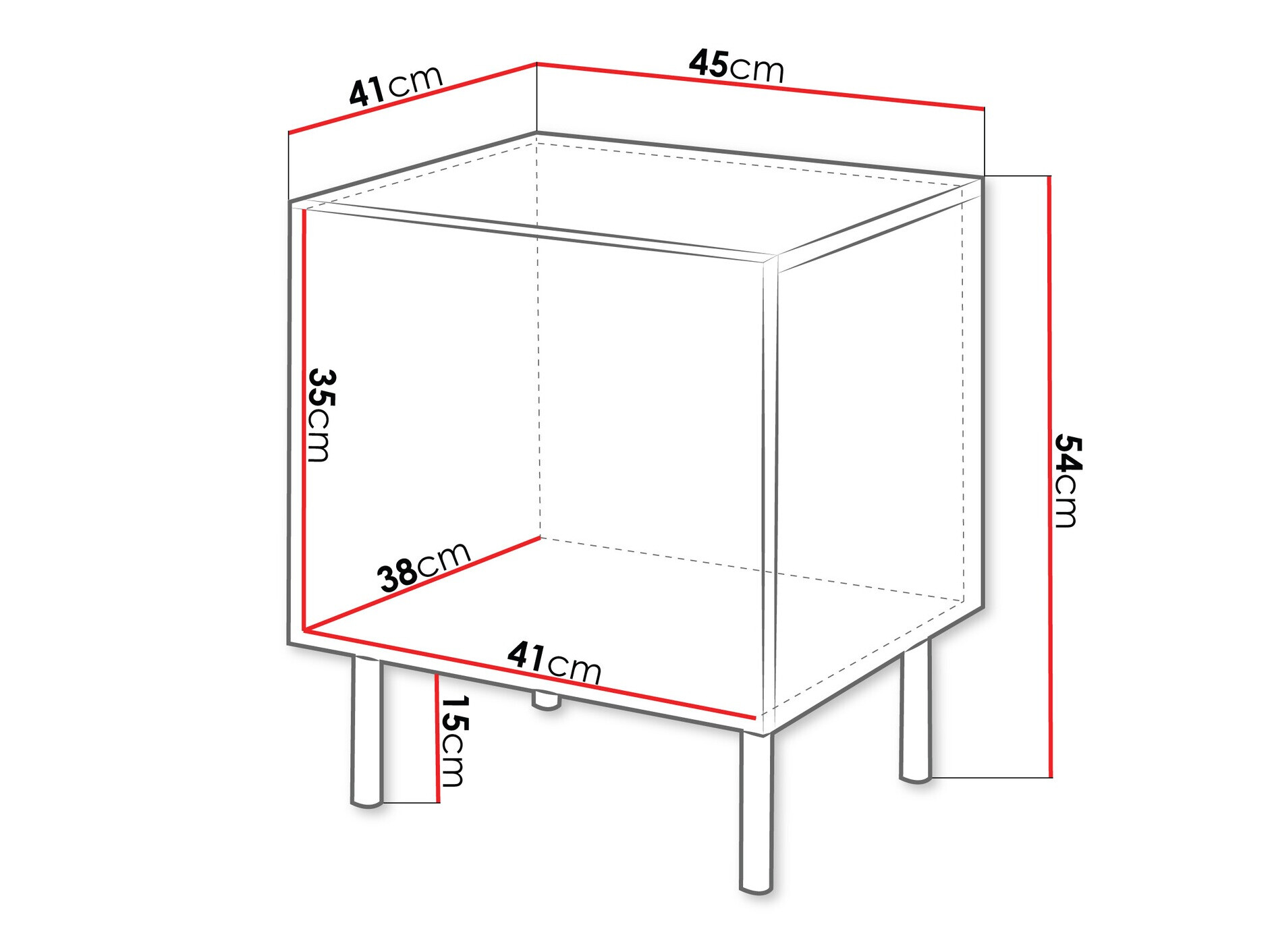 Een set nachtkastjes Livsevi 104