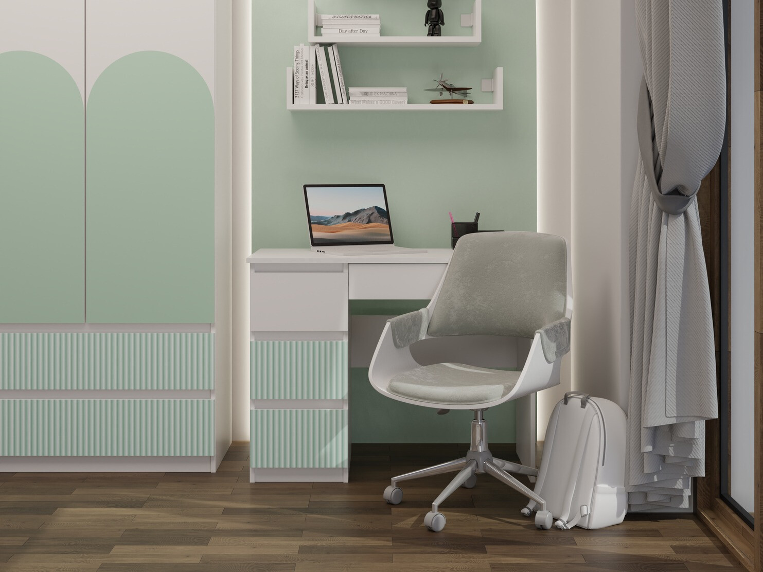 Bureau Mortore 104 (Licht mint)