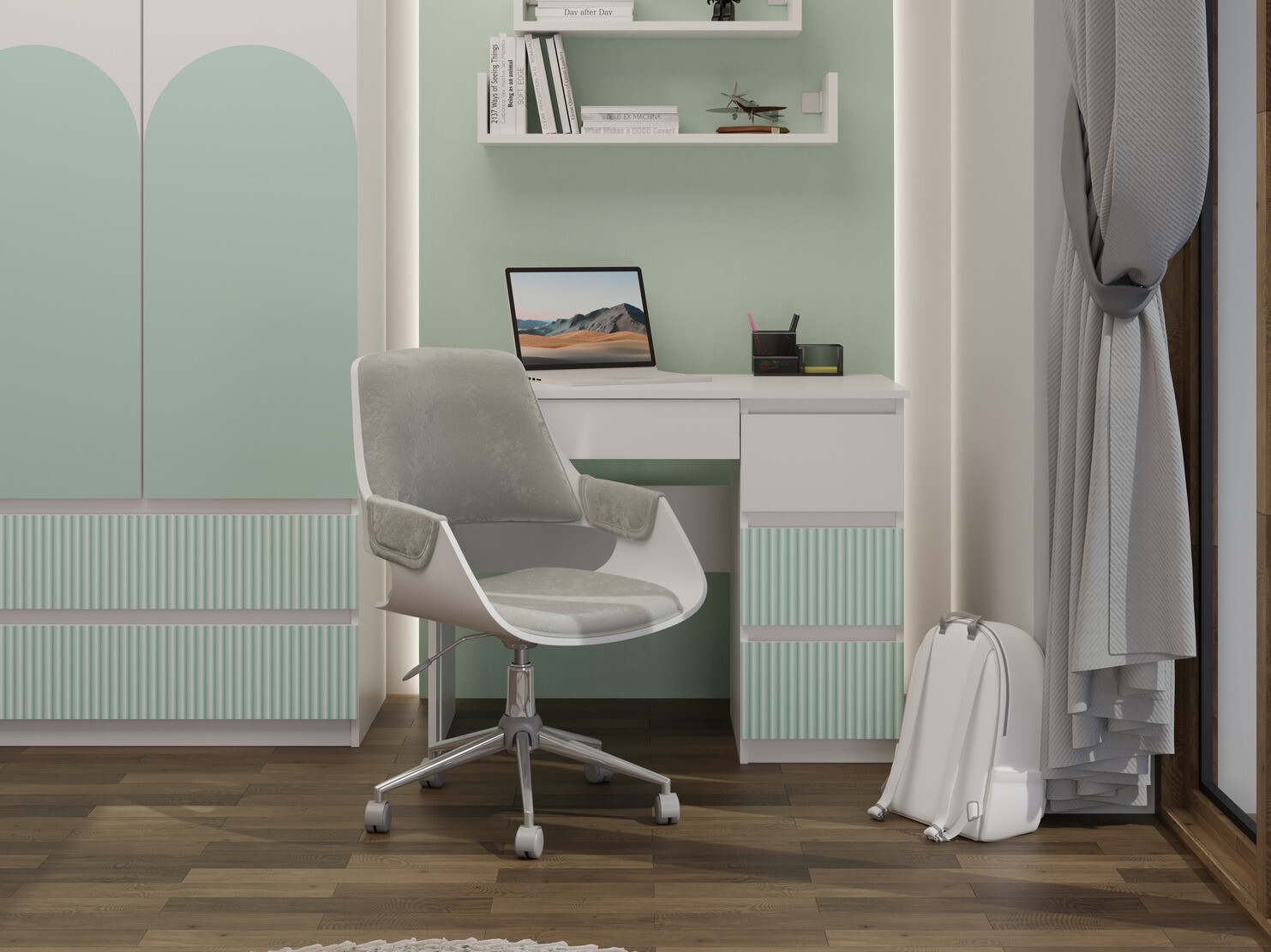 Bureau Mortore 104 (Licht mint)