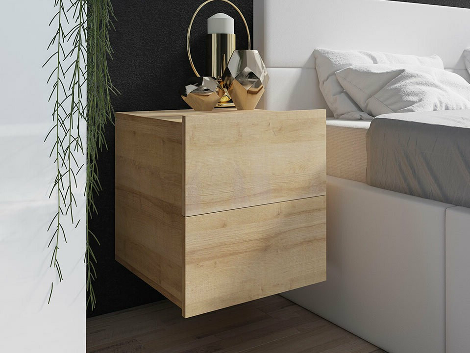 Nachtkastje Tivdalu 127 (Gouden eik)