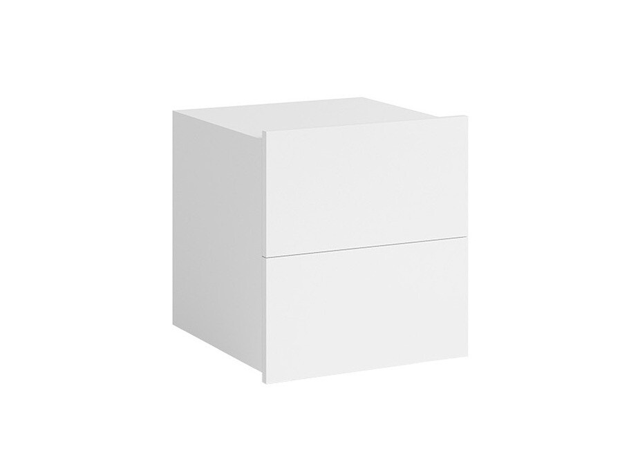 Nachtkastje Tivdalu 127 (Wit + Glanzend wit)