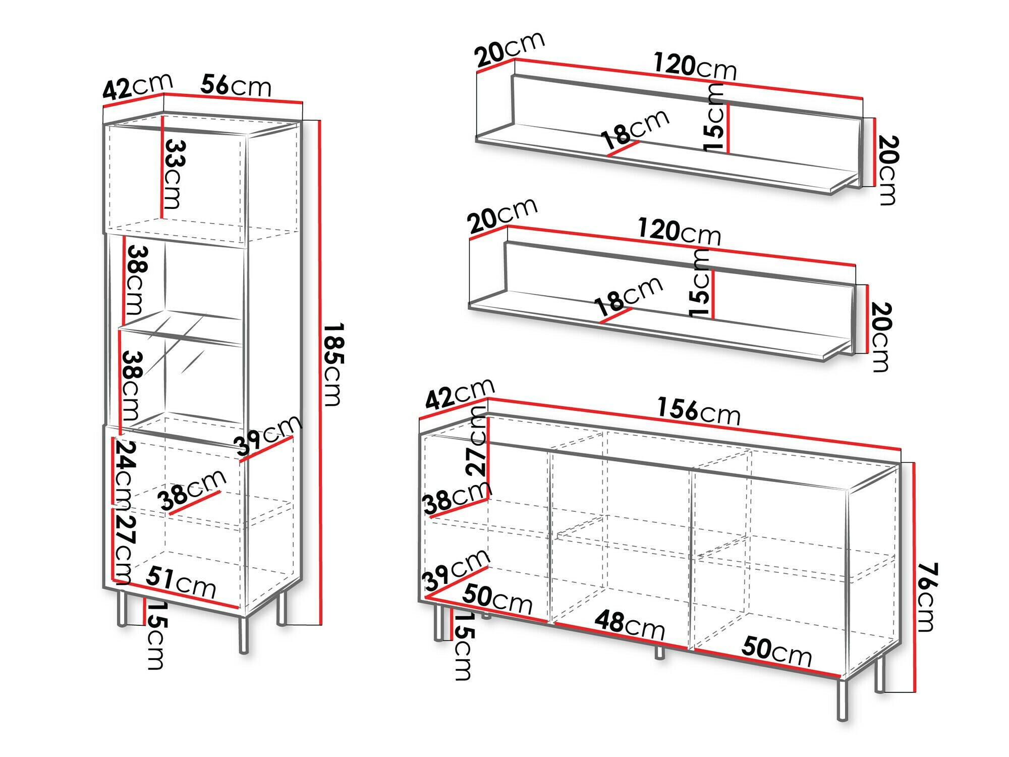 Woonkamerset Studium I