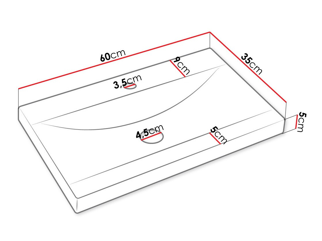 Badkamerset Sarasota 168 (Bodega + Zwart)