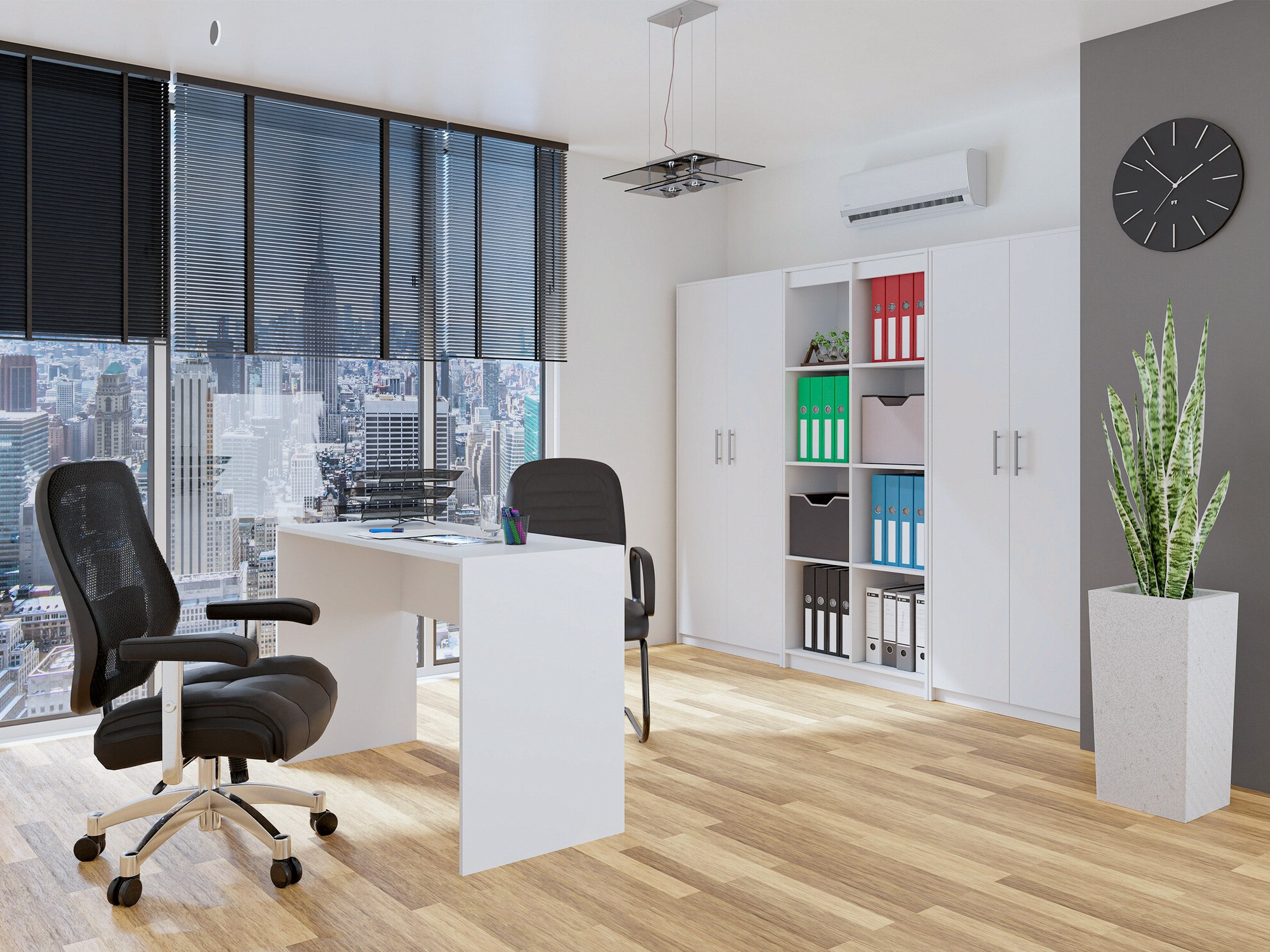 Boekenkast Mandeville 196 (Wit)