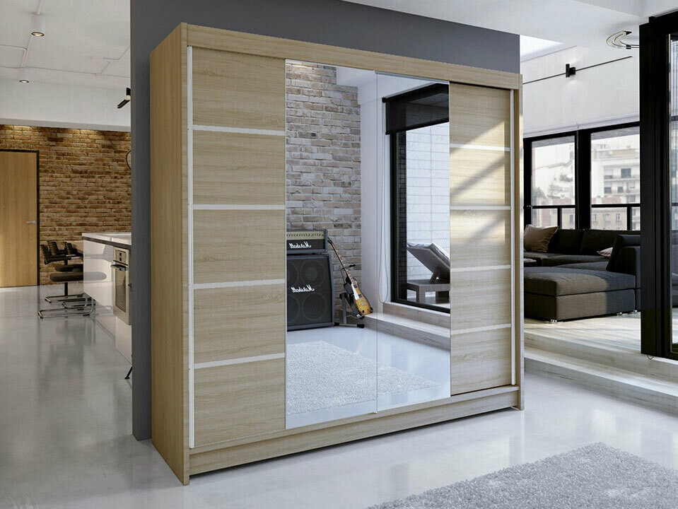 Kledingkast Closico 154 (Sonoma eik)