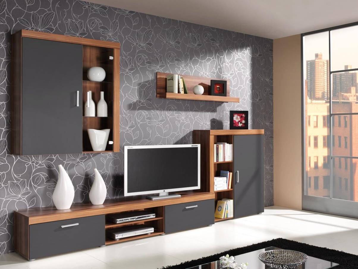 Woonkamerset Cormiru 110 (Pruim + grafiet)