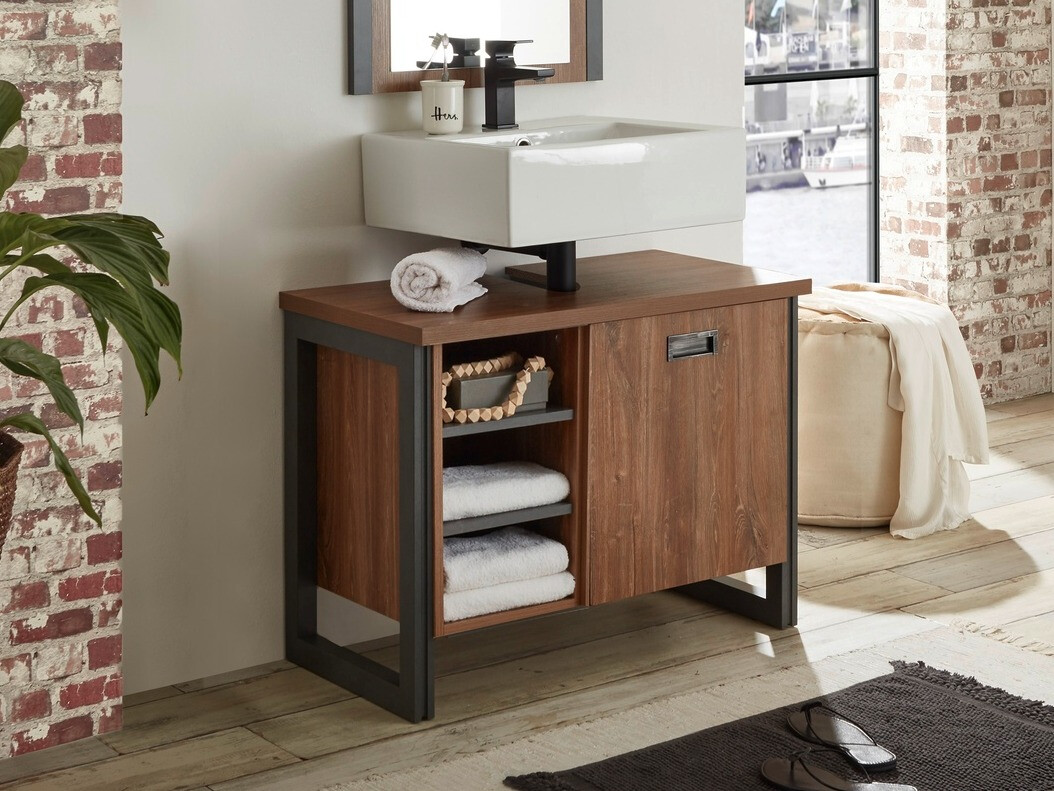 Staand badkamermeubel voor een wastafel Virmeli 139