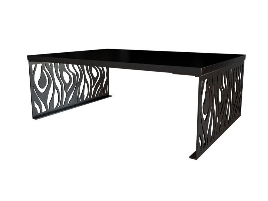 Salontafel Germantown 108 (Glanzend zwart + Matzwart)