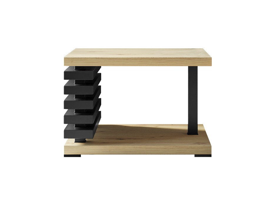 Salontafel Goodyear 123 (Artisan eiken + Zwart)