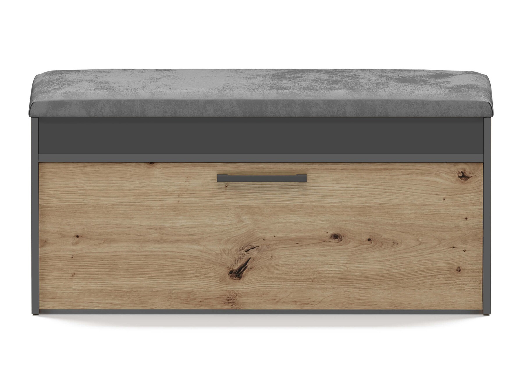 Schoenenkast Mandeville 216 (Antraciet + Artisan eiken)