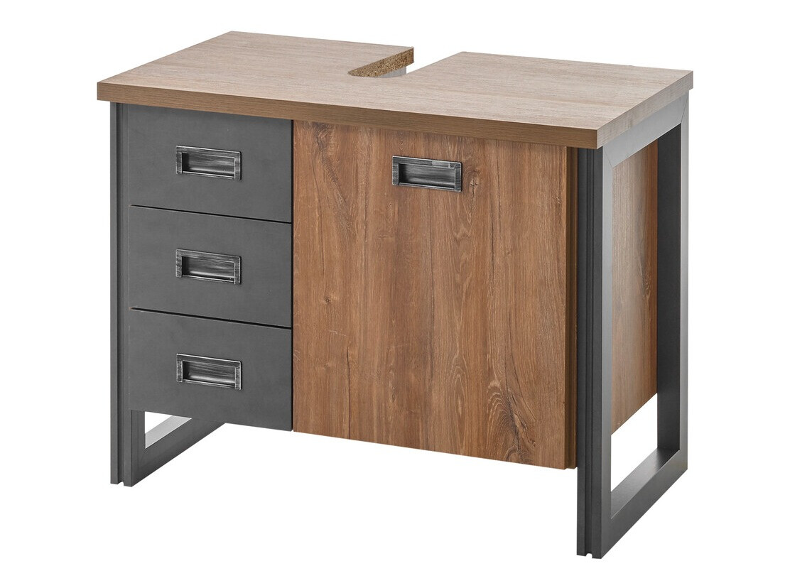 Staand badkamermeubel voor een wastafel Virmeli 140