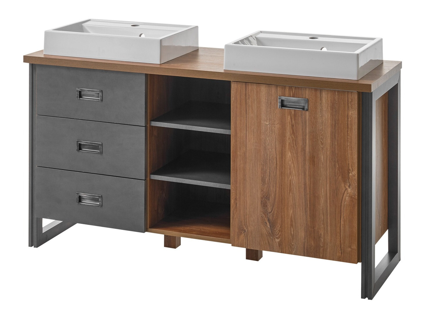 Staand badkamermeubel voor een wastafel Virmeli 141