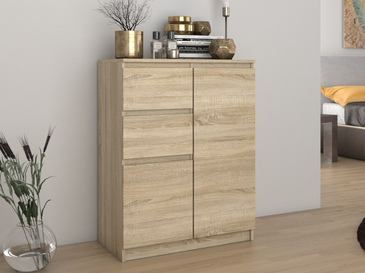 Ladekast Elbvelu 111 (Sonoma eik)