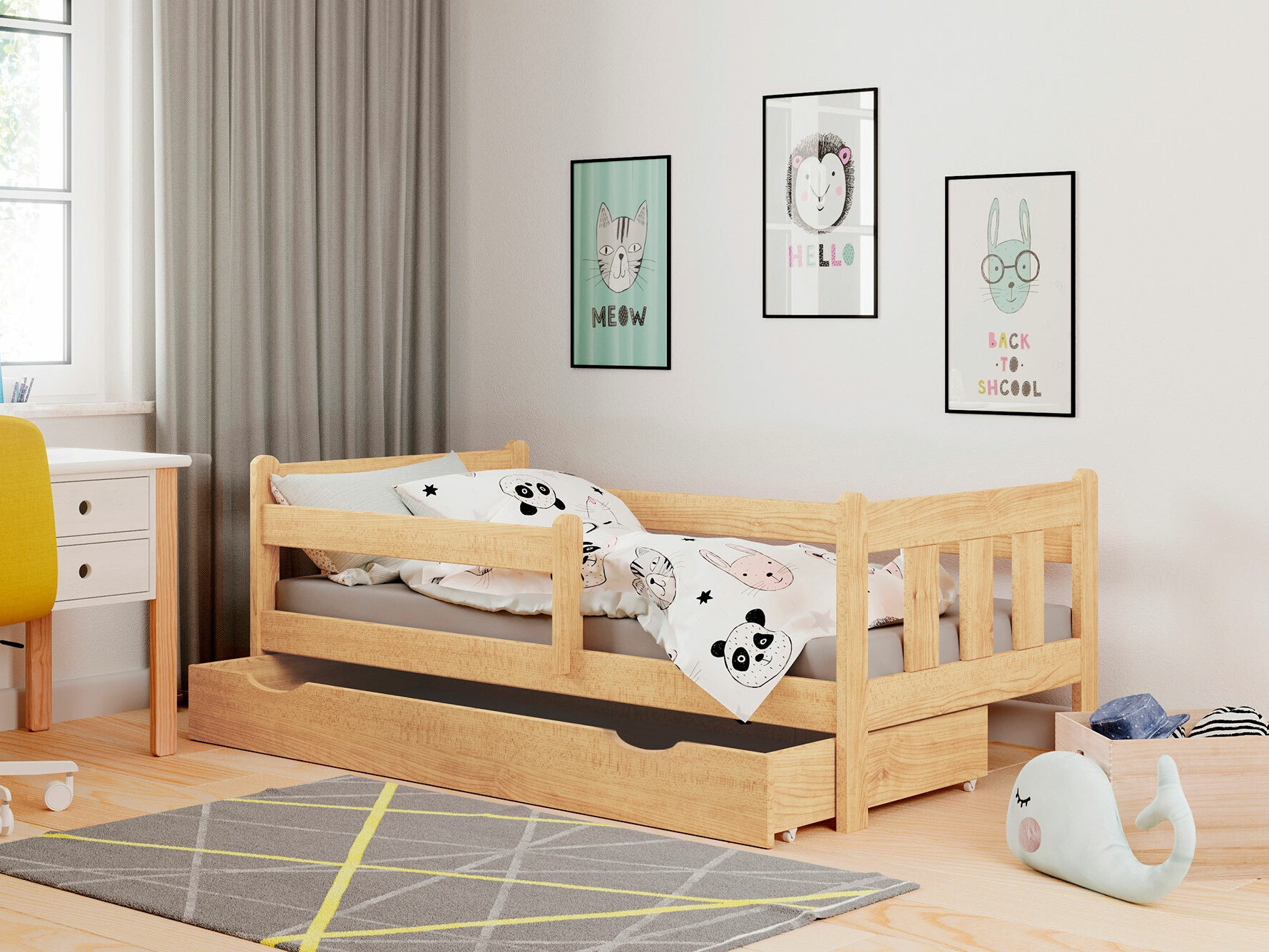 Bed Houston 889 (Grenen)