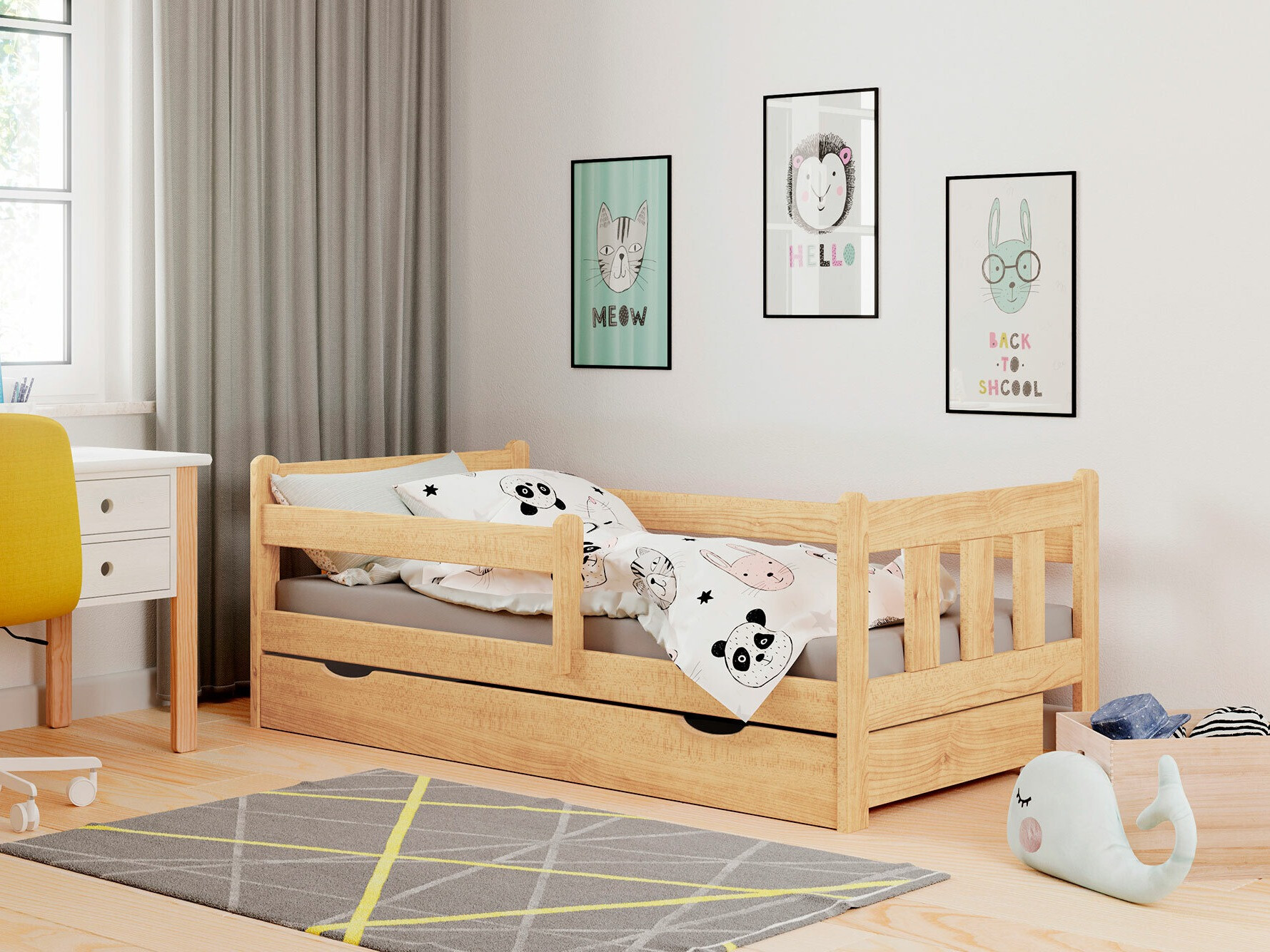 Bed Houston 889 (Grenen)