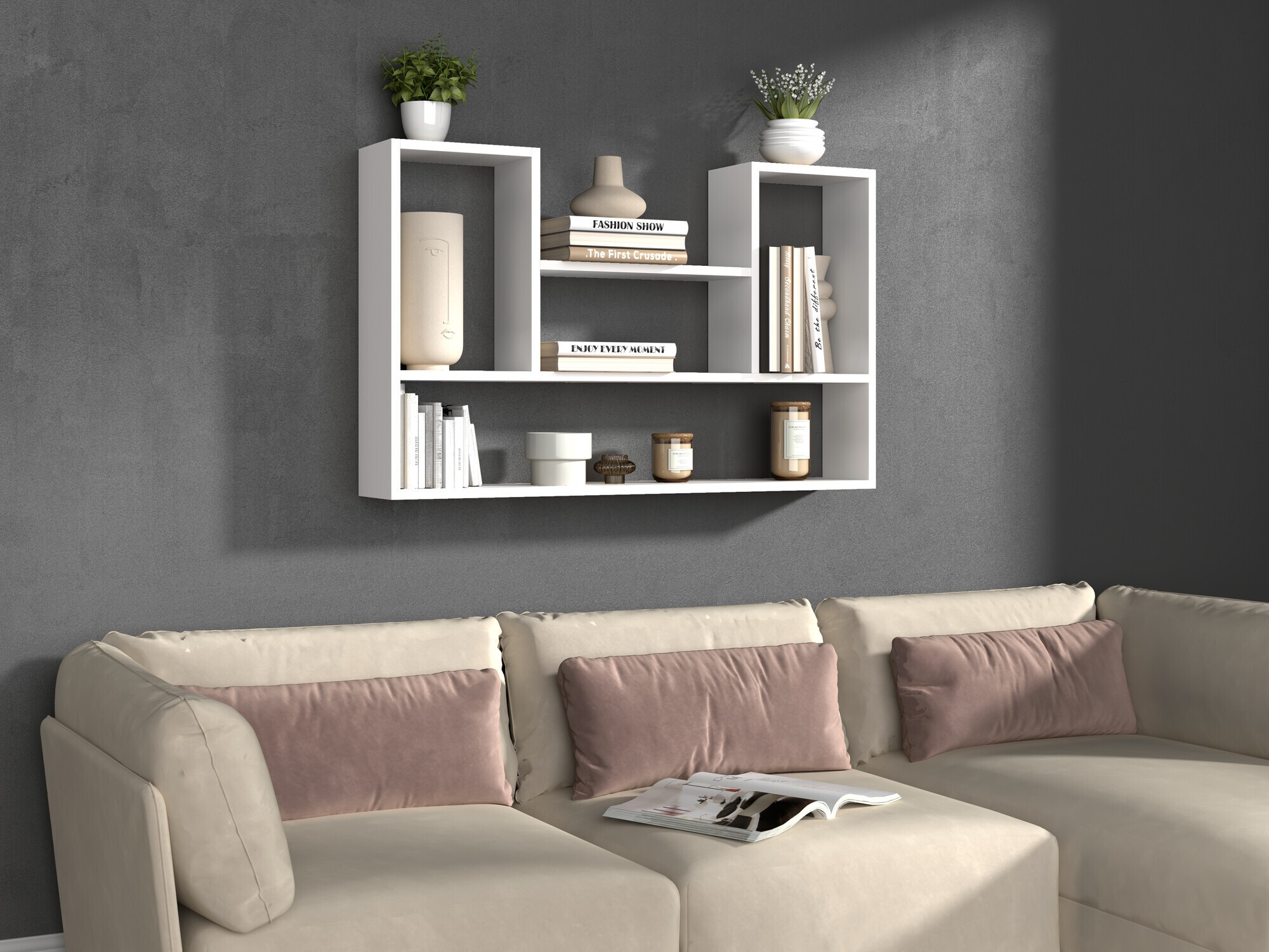 Wandplank Mandeville 225 (Wit)