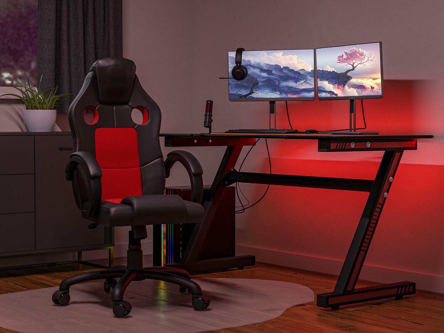 Gamingstoel Mandeville 230 (Rood)