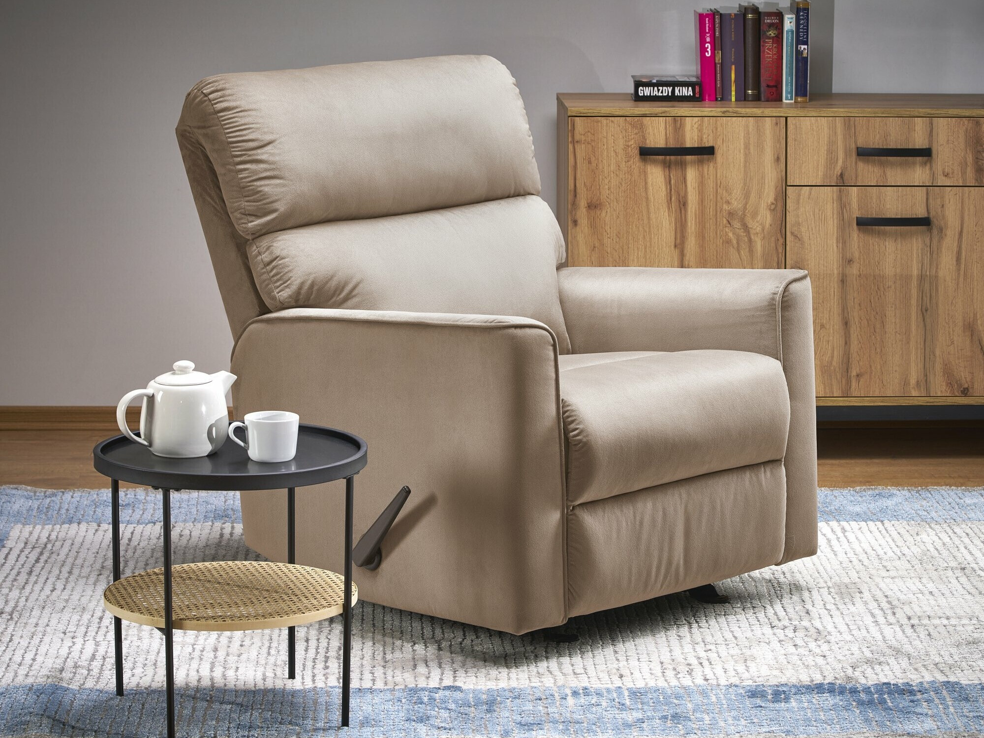 Relaxfauteuil Houston 1669 (Beige)
