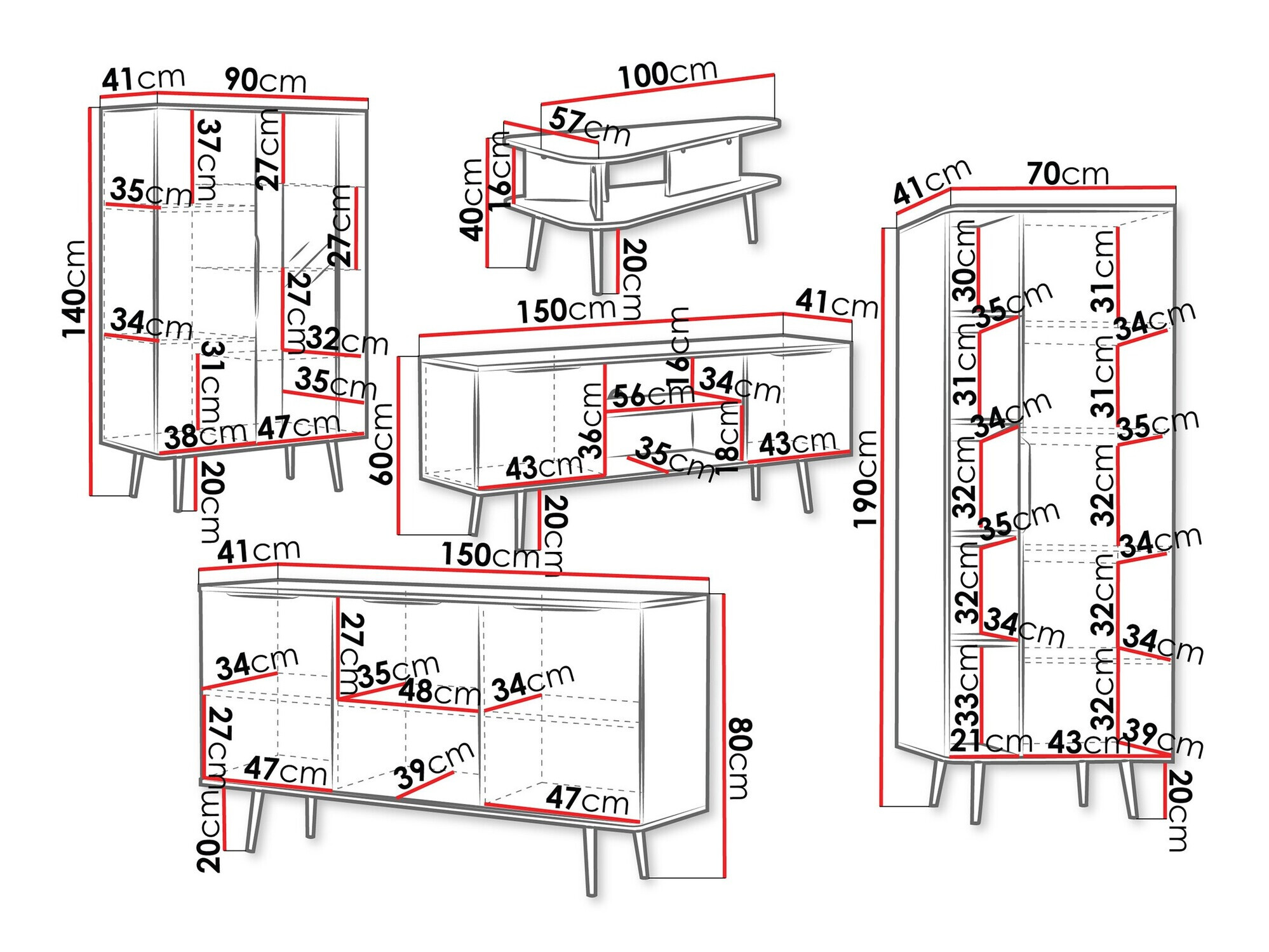 Woonkamerset Livetre 105 (Aanwezig)