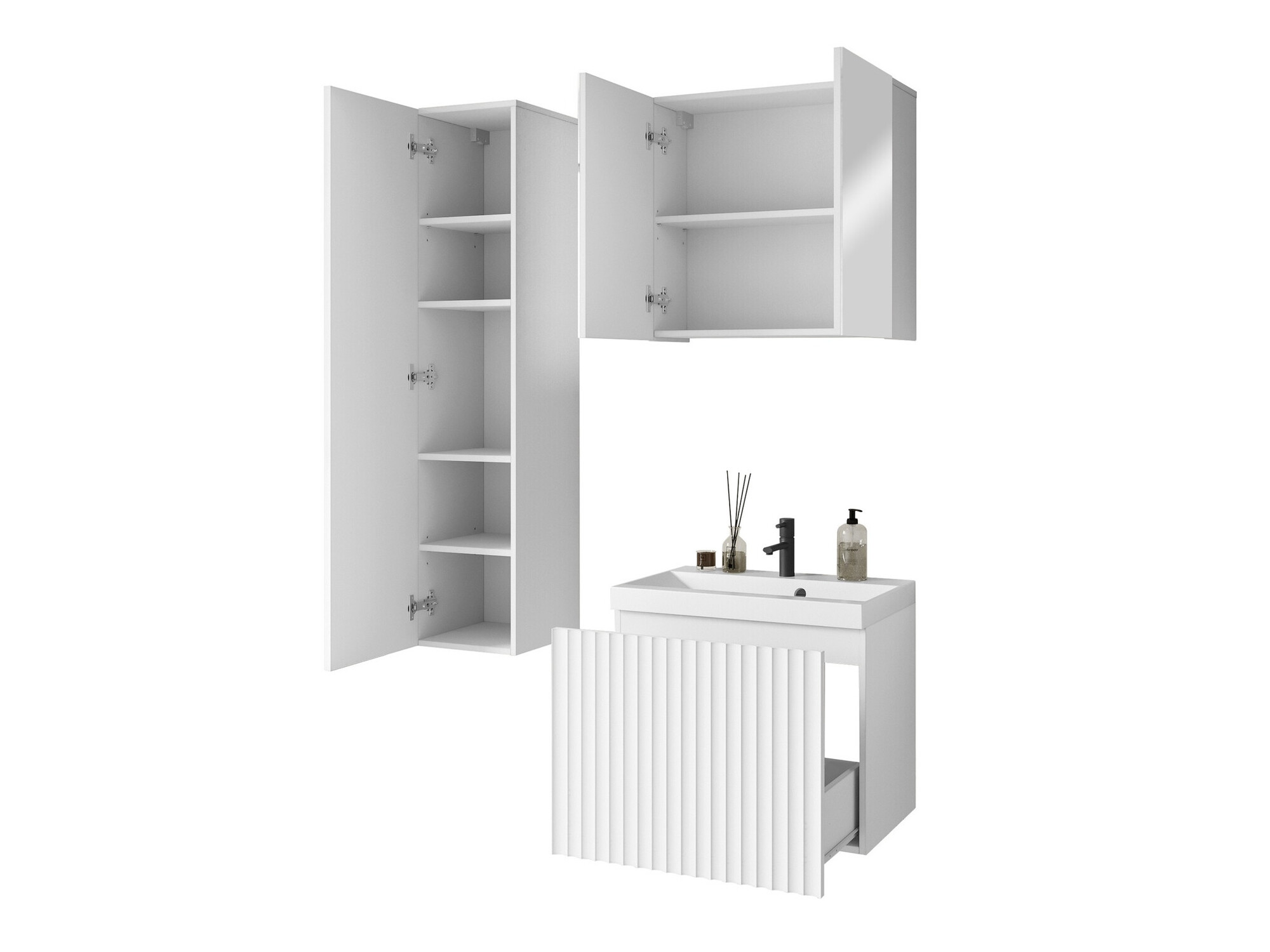 Badkamerset Sarasota 170 (Zwart)