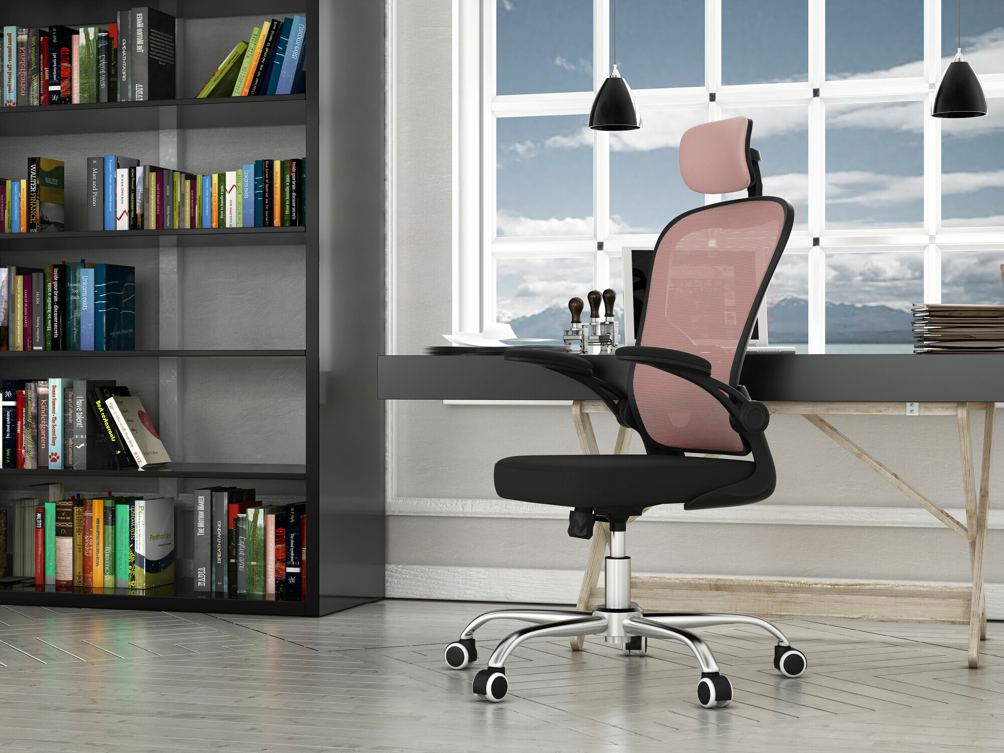 Bureaustoel Mandeville 234 (Roze)