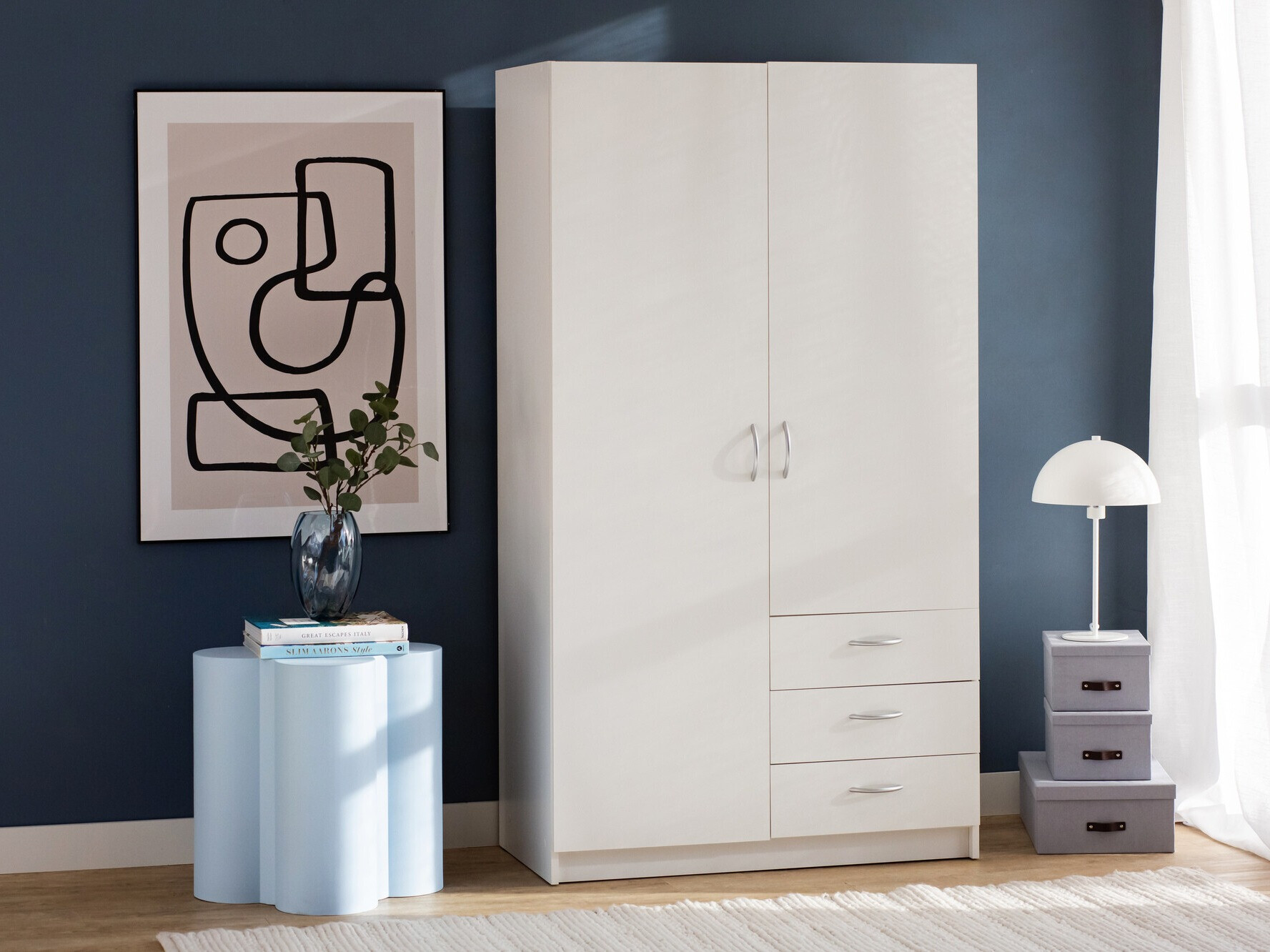 Kledingkast Bristol 198 (Wit)