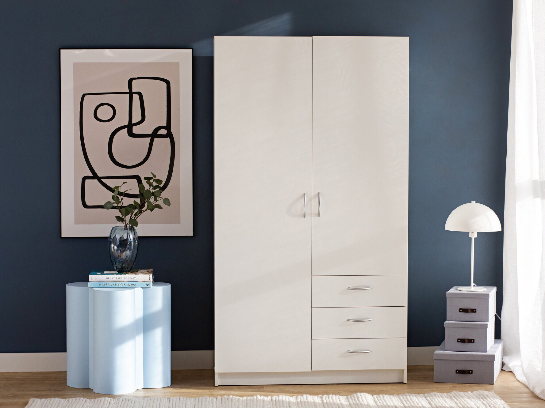 Kledingkast Bristol 198 (Wit)