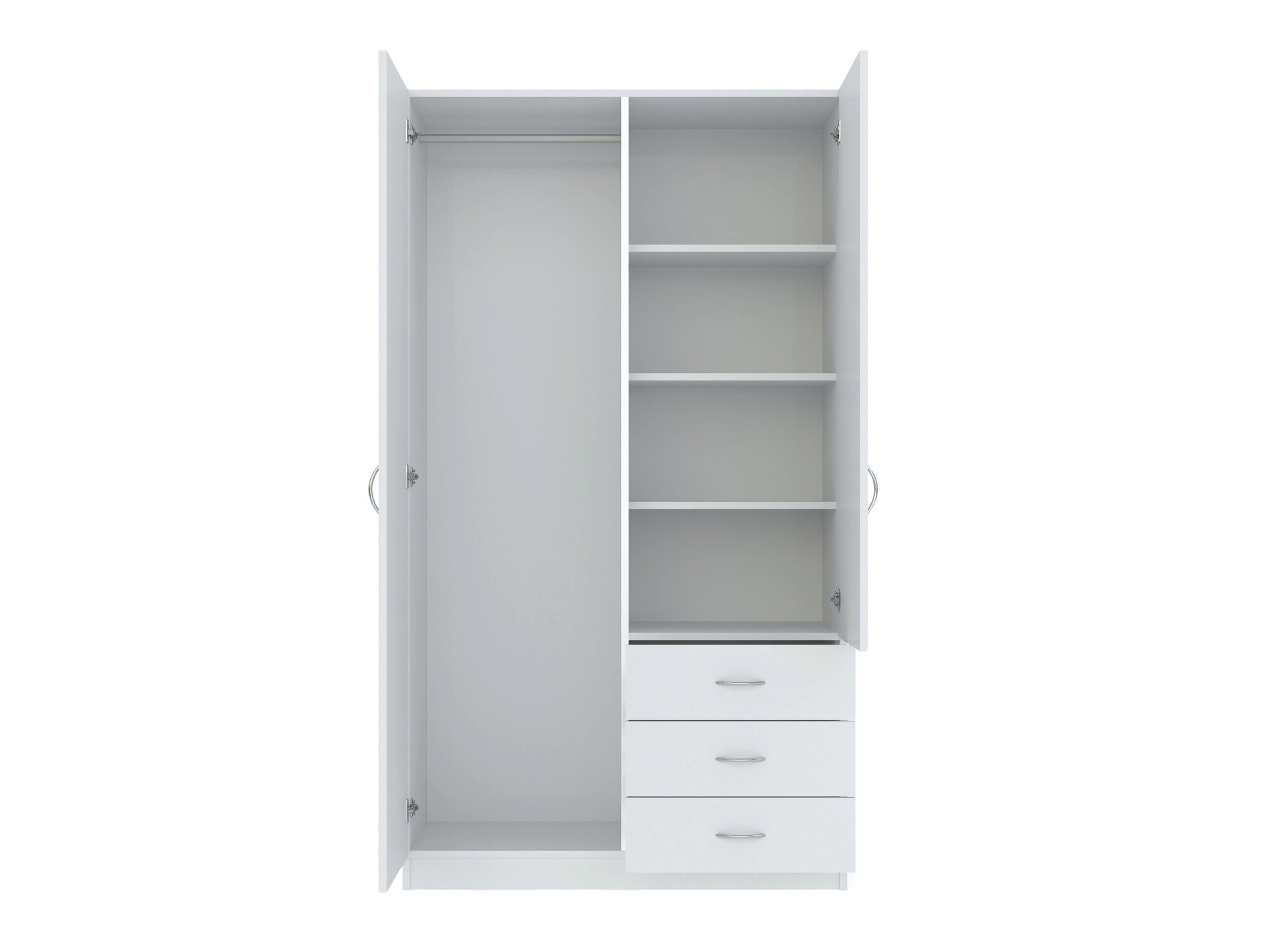 Kledingkast Bristol 198 (Wit)