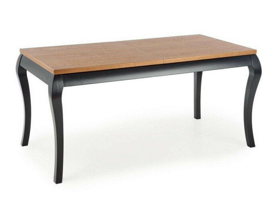 Tafel Houston 1202 (Donkere eik + Zwart)