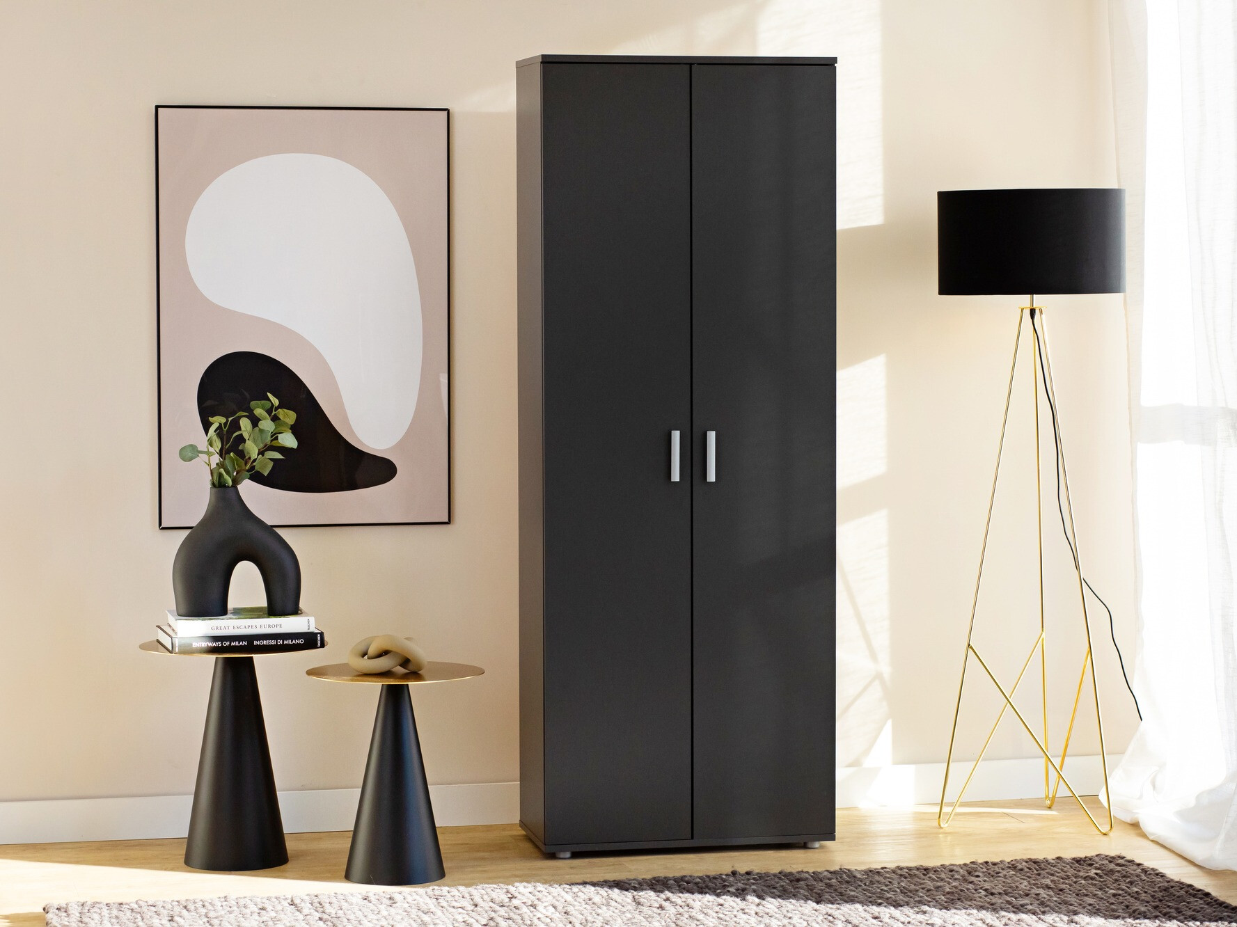 Boekenkast Bristol 201 (Antraciet)