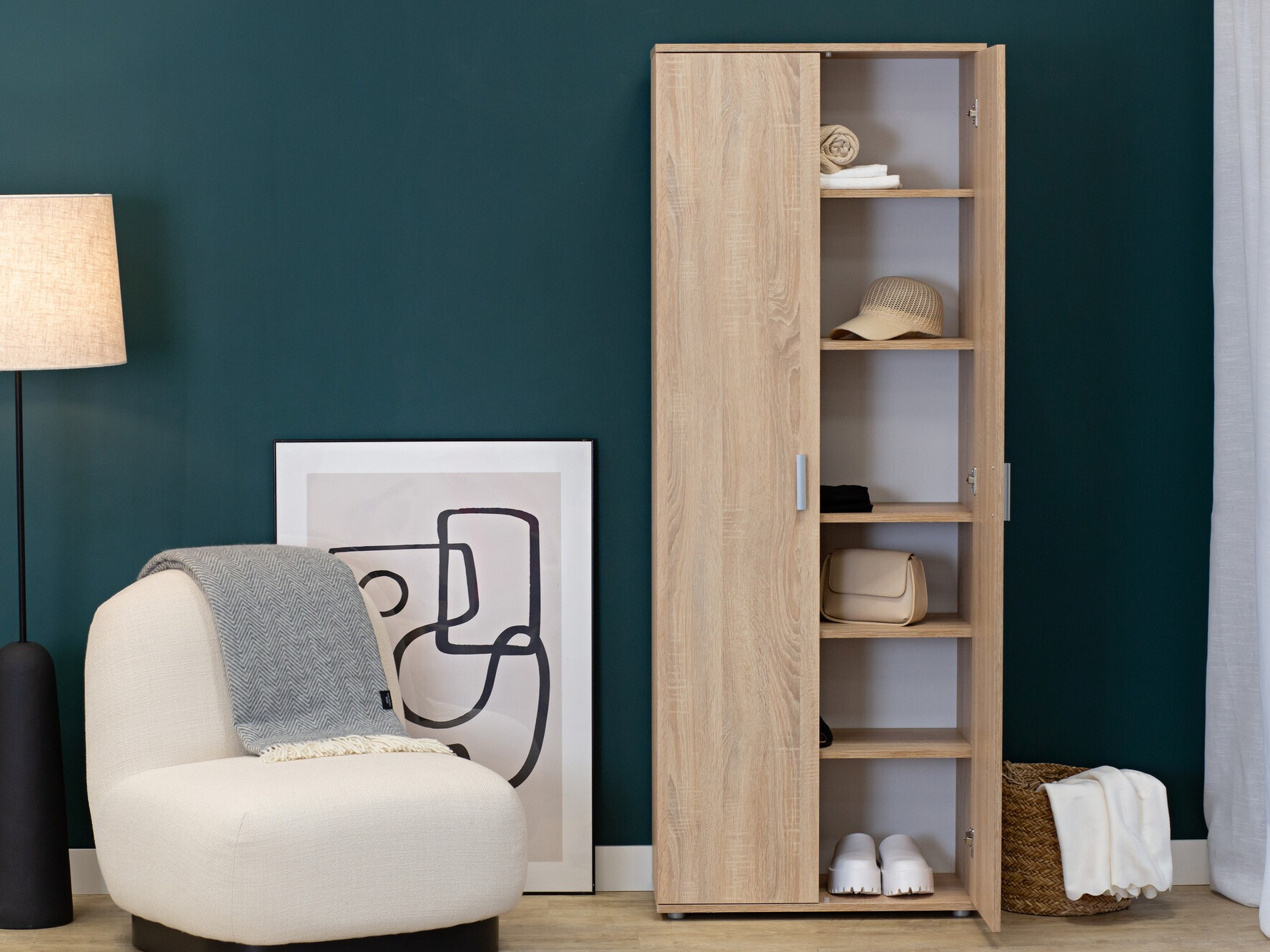 Boekenkast Bristol 201 (Sonoma eik)