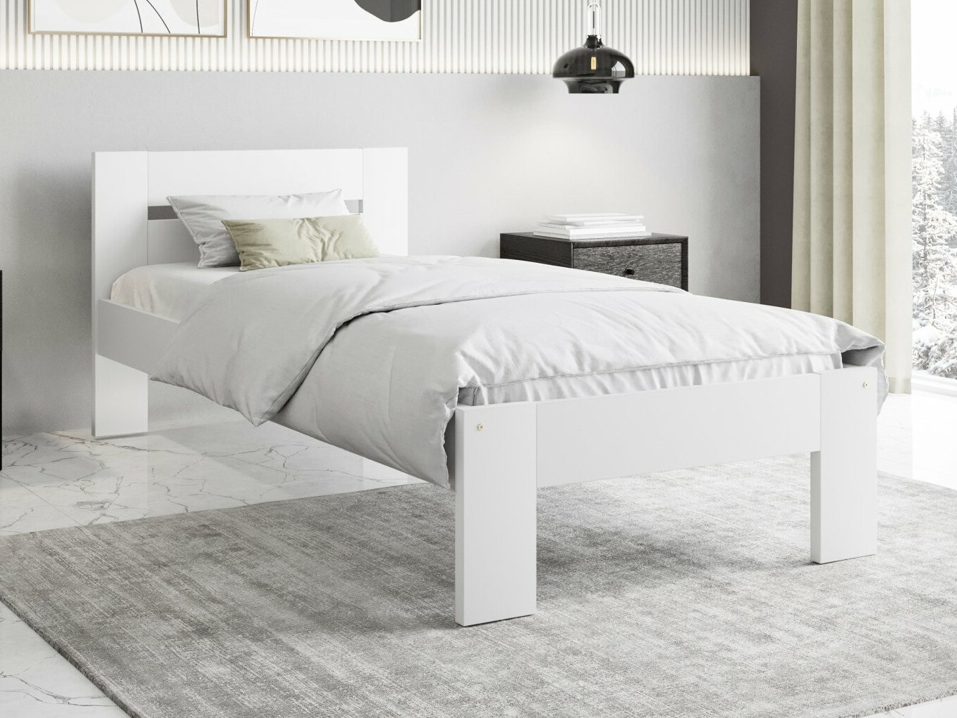 Bed Houston 1686 (Wit)